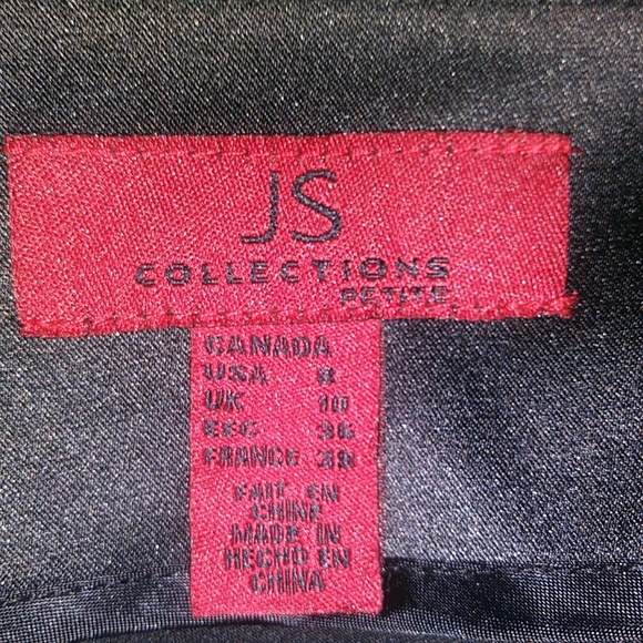 JS Collection black midi skirt - Picture 3 of 3